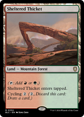 Arvoredo Resguardado / Sheltered Thicket - Magic: The Gathering - MoxLand