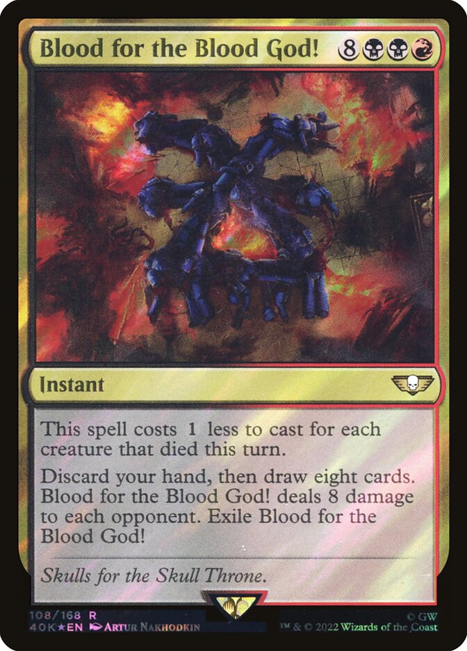 Sangue Para O Deus Do Sangue! / Blood for the Blood God! - Magic: The Gathering - MoxLand