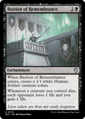 Bastião da Recordação / Bastion of Remembrance - Magic: The Gathering - MoxLand