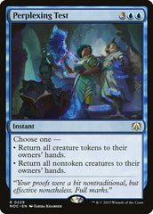Teste Desconcertante / Perplexing Test - Magic: The Gathering - MoxLand
