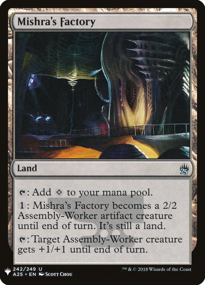 Fábrica de Mishra / Mishra's Factory - Magic: The Gathering - MoxLand