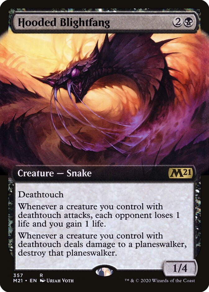 Presa-de-praga de Capelo / Hooded Blightfang - Magic: The Gathering - MoxLand