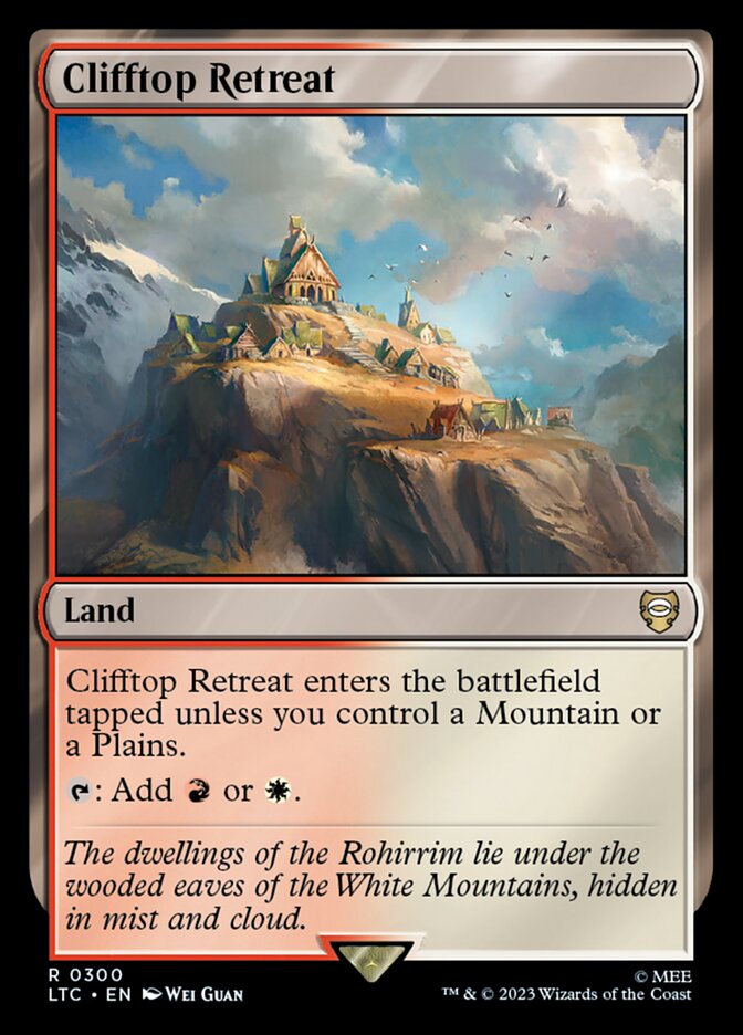 Retiro da Falésia / Clifftop Retreat - Magic: The Gathering - MoxLand