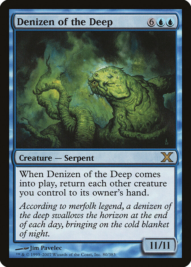 Habitante das Profundezas / Denizen of the Deep - Magic: The Gathering - MoxLand