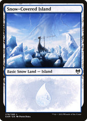 Ilha Nevada / Snow-Covered Island - Magic: The Gathering - MoxLand
