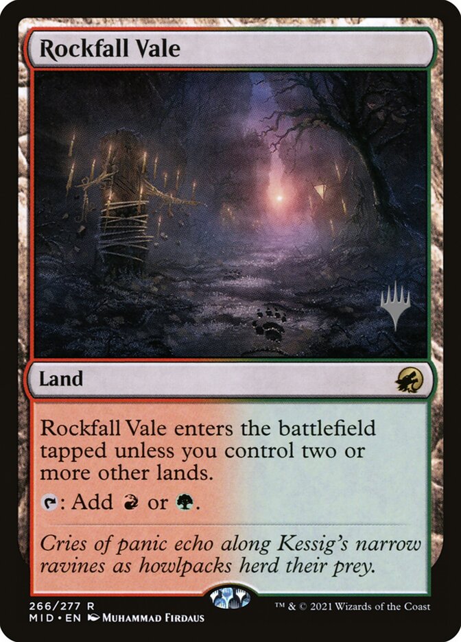 Vale das Pedras Cadentes / Rockfall Vale - Magic: The Gathering - MoxLand