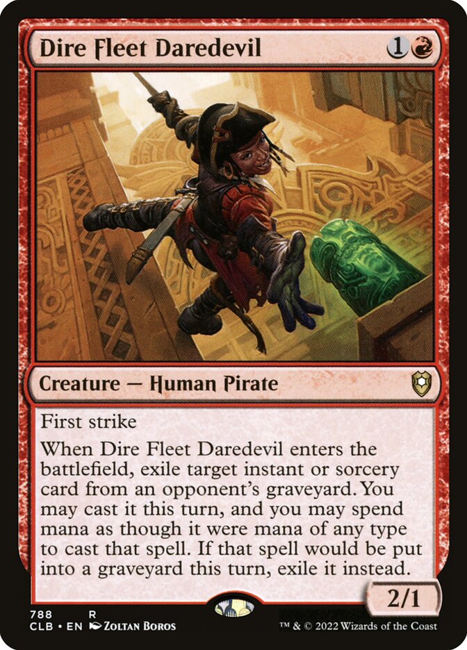 Destemida da Frota Macabra / Dire Fleet Daredevil - Magic: The Gathering - MoxLand
