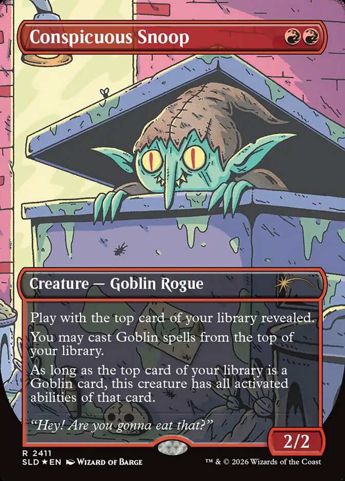 Bisbilhoteiro Chamativo / Conspicuous Snoop - Magic: The Gathering - MoxLand