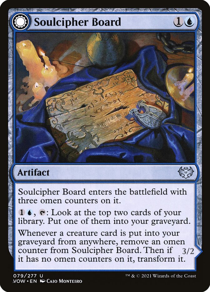 Tábua do Código Espiritual / Soulcipher Board - Magic: The Gathering - MoxLand