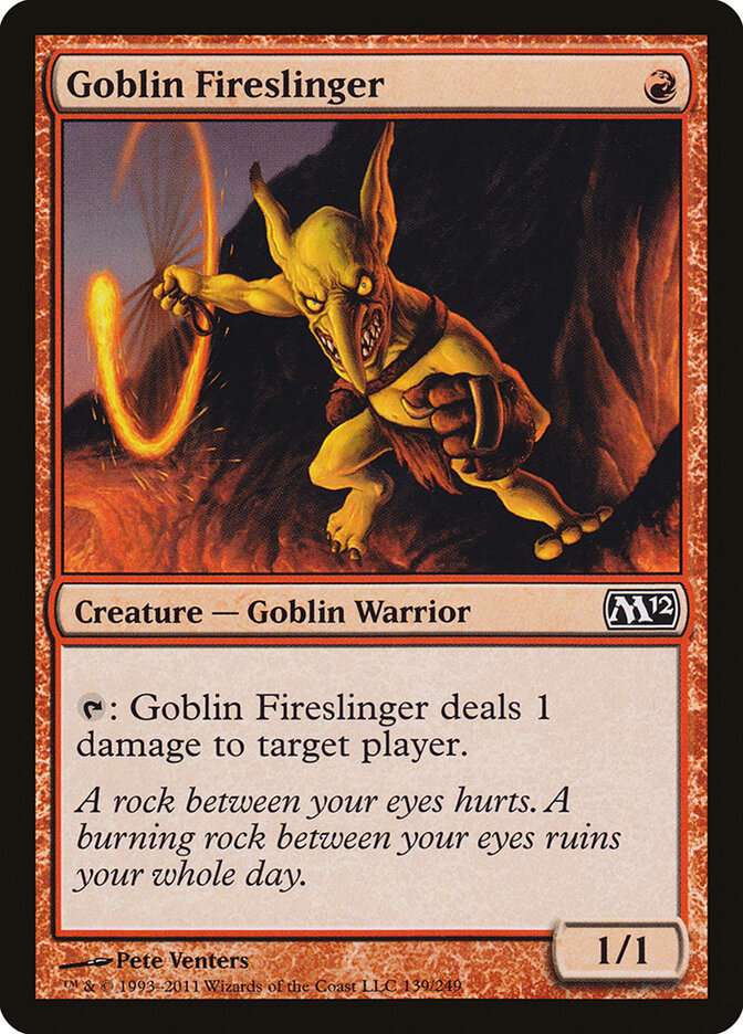 Goblin Atirador de Fogo / Goblin Fireslinger - Magic: The Gathering - MoxLand