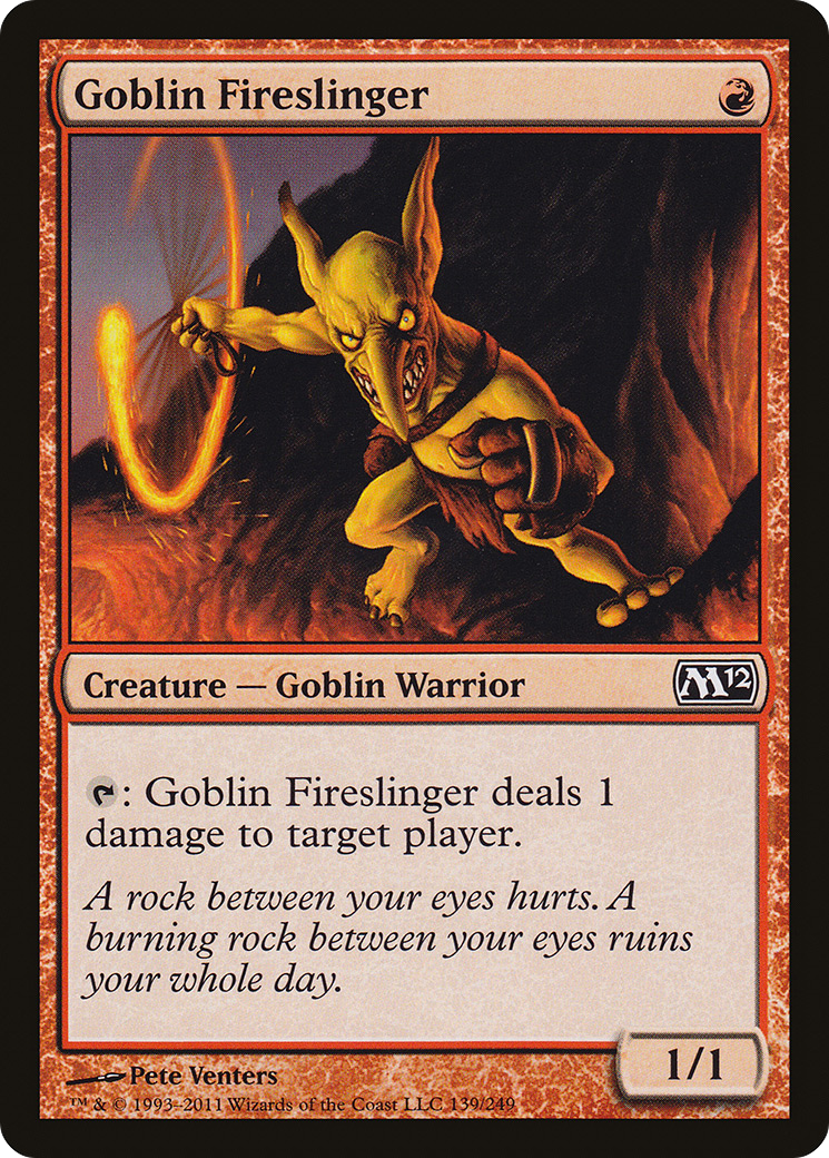 Goblin Atirador de Fogo / Goblin Fireslinger - Magic: The Gathering - MoxLand