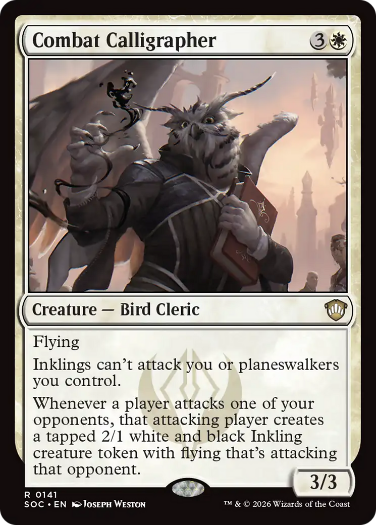 Calígrafo de Combate / Combat Calligrapher - Magic: The Gathering - MoxLand