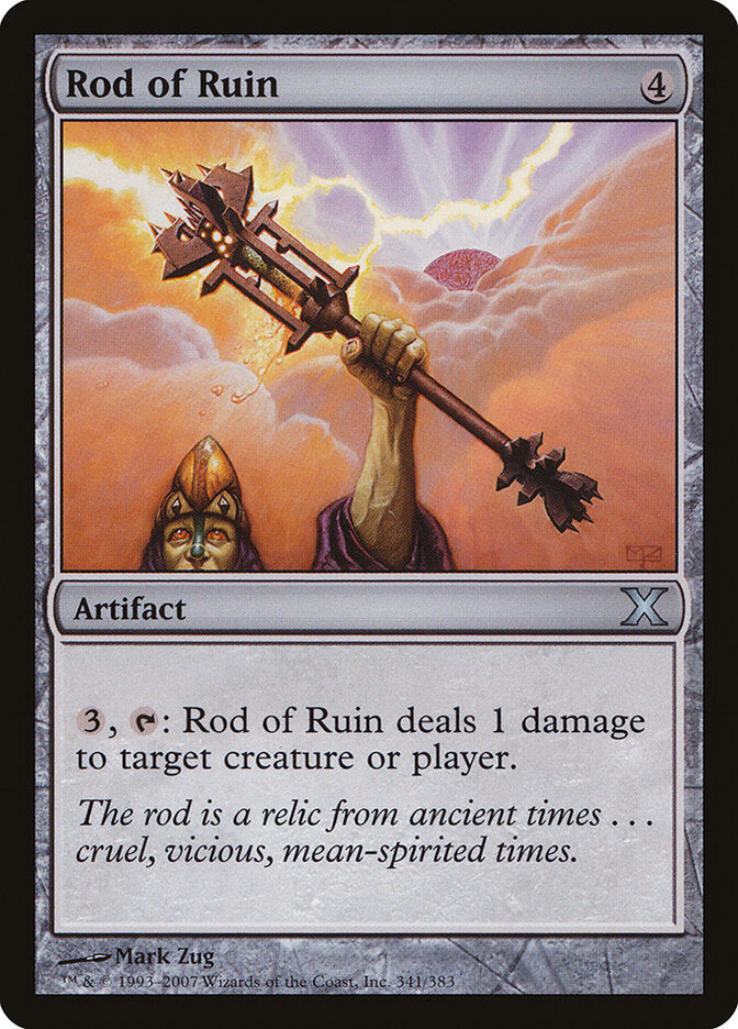 Bastão da Ruína / Rod of Ruin - Magic: The Gathering - MoxLand