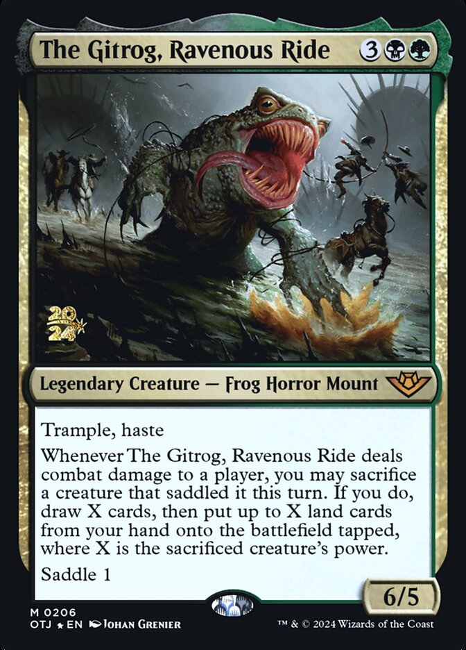 O Gitrog, Montaria Voraz / The Gitrog, Ravenous Ride - Magic: The Gathering - MoxLand