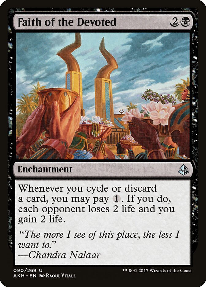 Fé dos Devotos / Faith of the Devoted - Magic: The Gathering - MoxLand