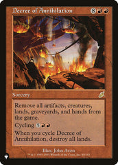 Decreto de Aniquilação / Decree of Annihilation - Magic: The Gathering - MoxLand