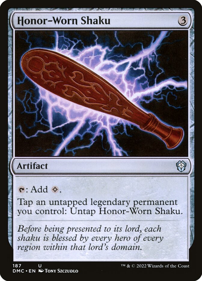 Shaku da Honra Desgastada / Honor-Worn Shaku - Magic: The Gathering - MoxLand