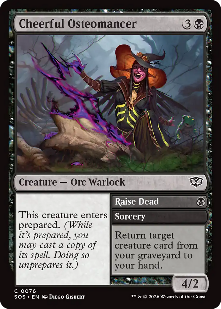 Cheerful Osteomancer - Magic: The Gathering - MoxLand