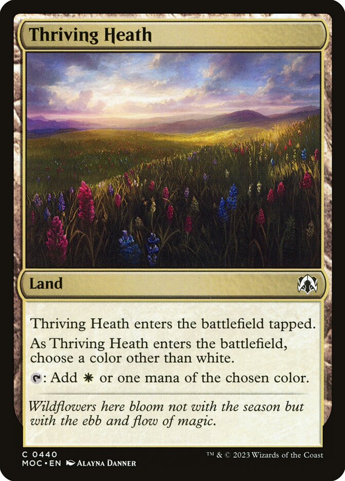 Charneca Vicejante / Thriving Heath - Magic: The Gathering - MoxLand