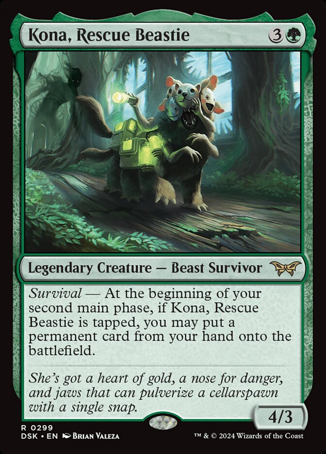 Konia, Monstrinha de Resgate / Kona, Rescue Beastie - Magic: The Gathering - MoxLand