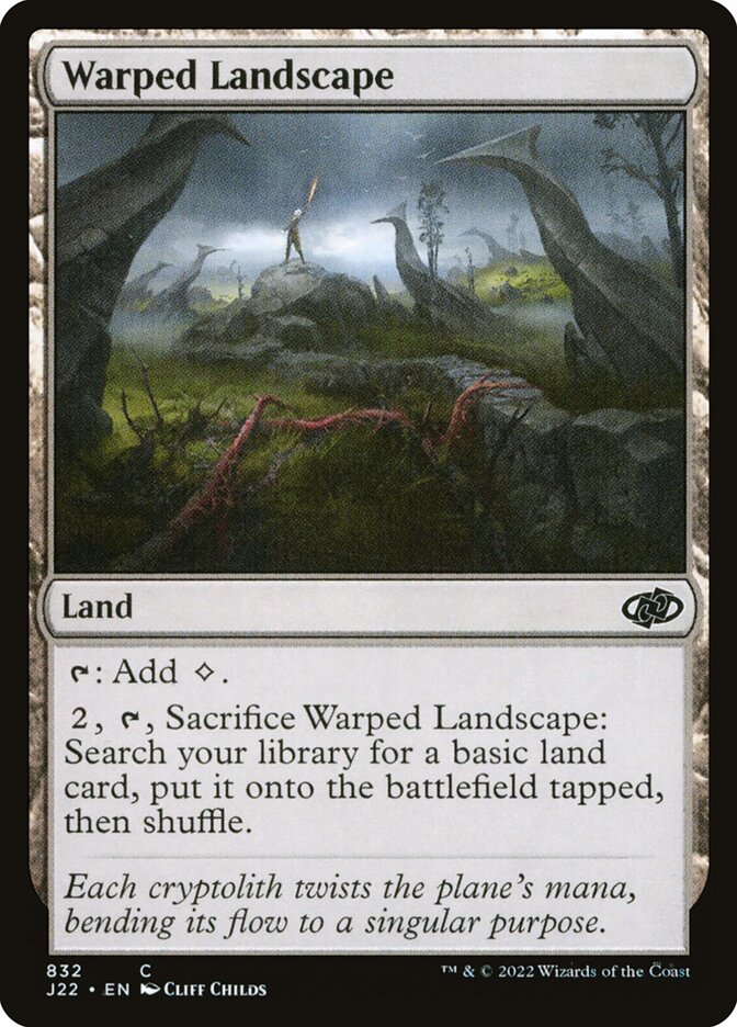 Paisagem Distorcida / Warped Landscape - Magic: The Gathering - MoxLand