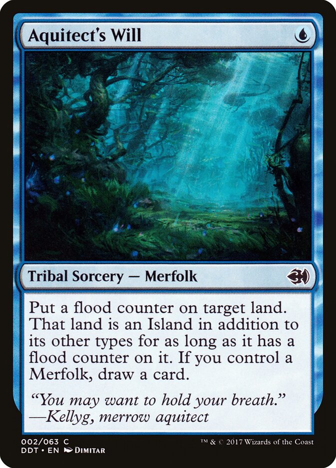 Determinação do Aquateto / Aquitect's Will - Magic: The Gathering - MoxLand