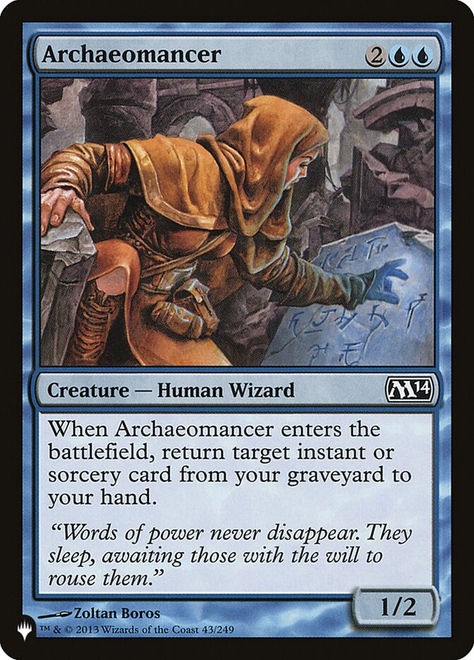 Arqueomante / Archaeomancer - Magic: The Gathering - MoxLand