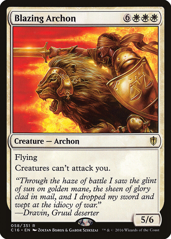 Arconte Flamejante / Blazing Archon - Magic: The Gathering - MoxLand