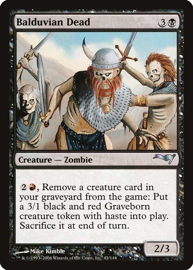 Mortos Balduvianos / Balduvian Dead - Magic: The Gathering - MoxLand