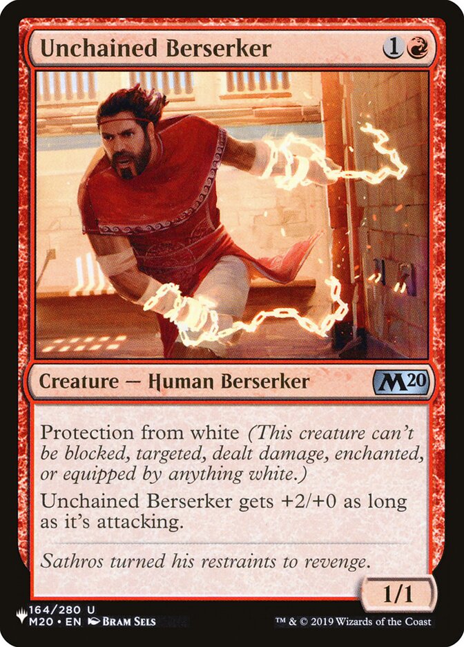 Amoque Desacorrentado / Unchained Berserker - Magic: The Gathering - MoxLand