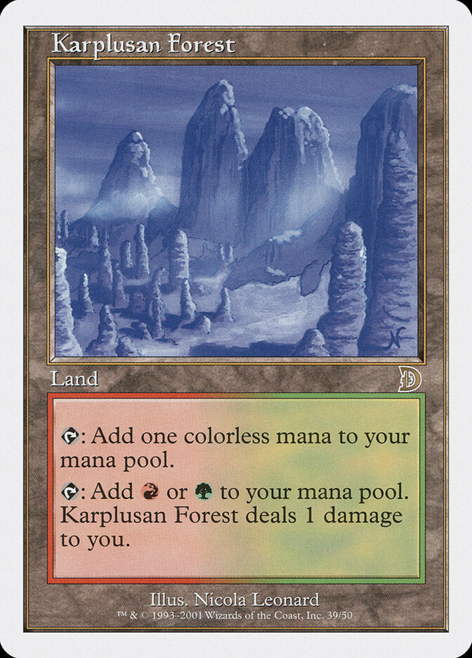 Floresta Karplusana / Karplusan Forest - Magic: The Gathering - MoxLand