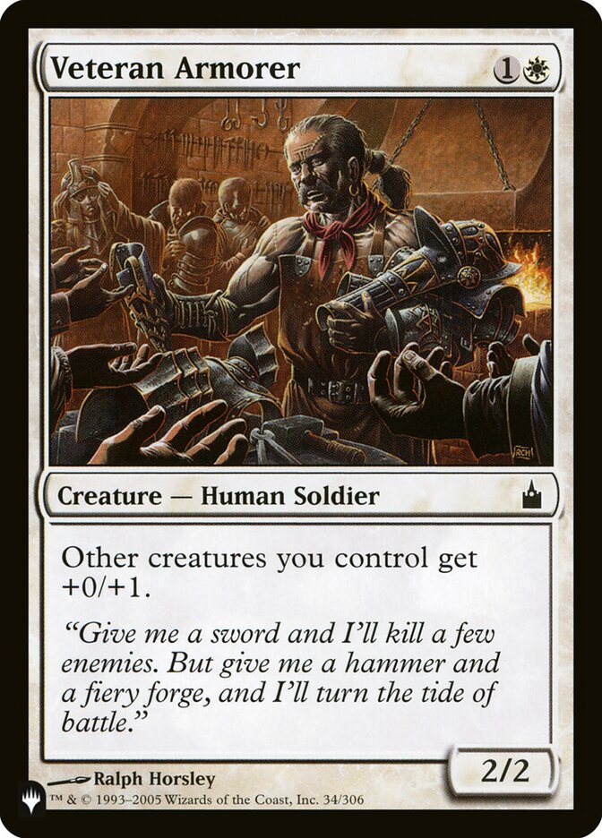 Armeiro Veterano / Veteran Armorer - Magic: The Gathering - MoxLand