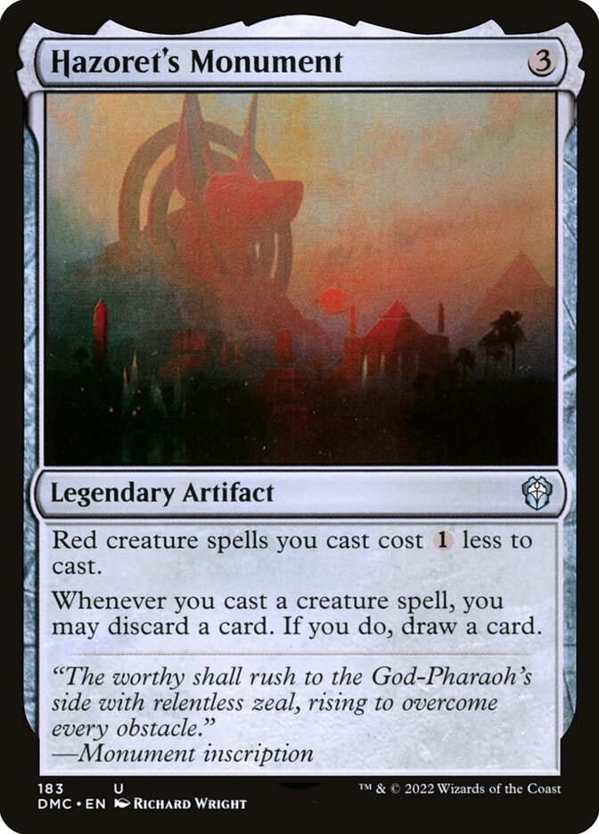 Monumento de Hazoret / Hazoret's Monument - Magic: The Gathering - MoxLand