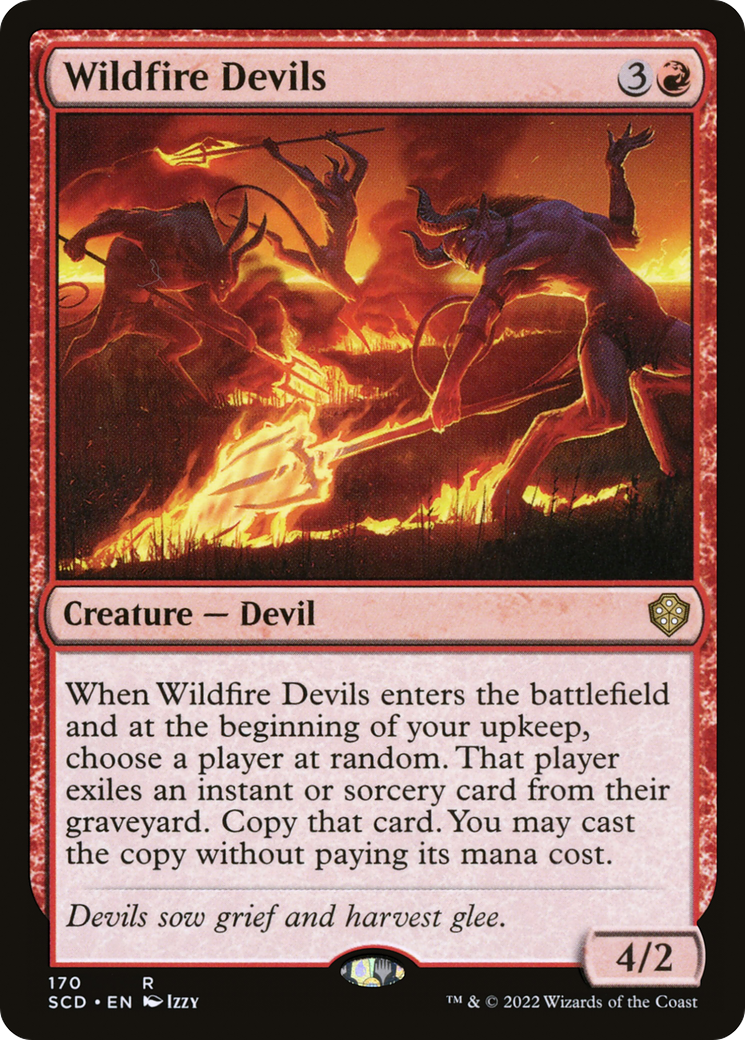 Diabos Incendiários / Wildfire Devils - Magic: The Gathering - MoxLand