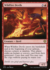 Diabos Incendiários / Wildfire Devils - Magic: The Gathering - MoxLand