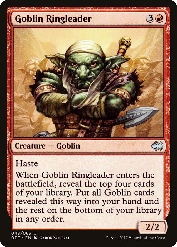 Líder Revolucionário Goblin / Goblin Ringleader - Magic: The Gathering - MoxLand