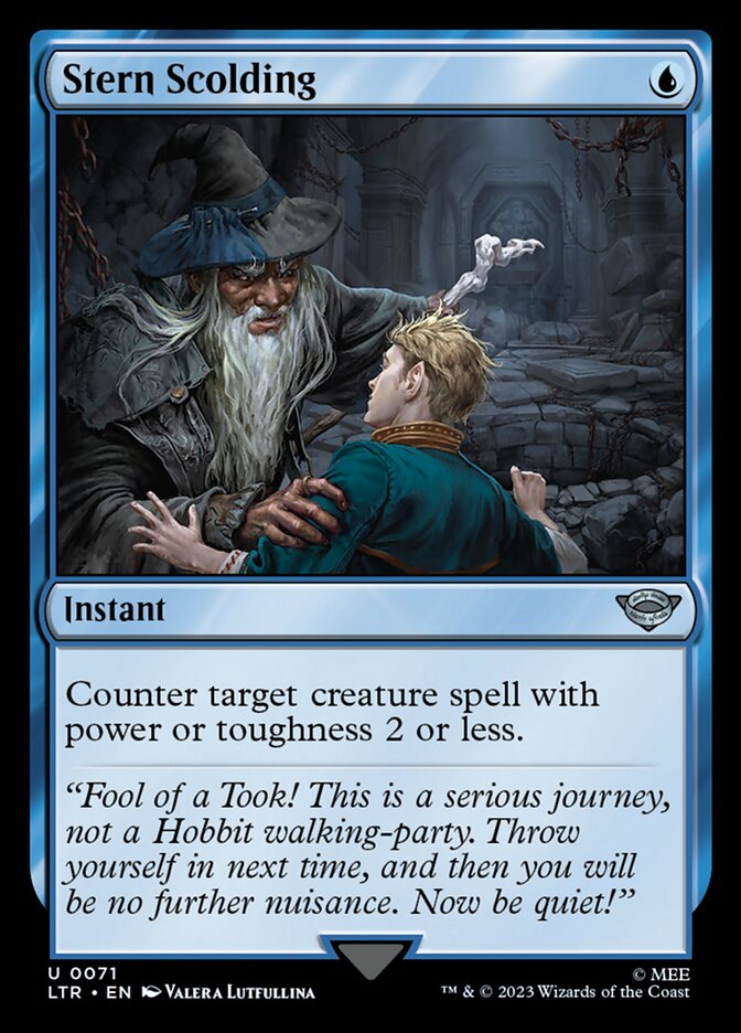 Repreensão Austera / Stern Scolding - Magic: The Gathering - MoxLand