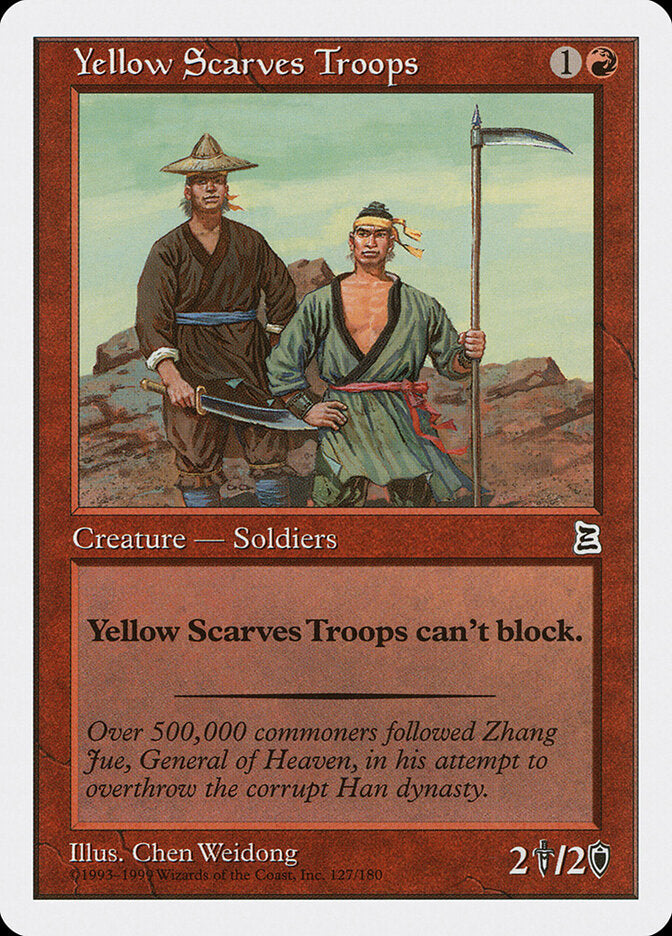 Yellow Scarves Troops - Magic: The Gathering - MoxLand
