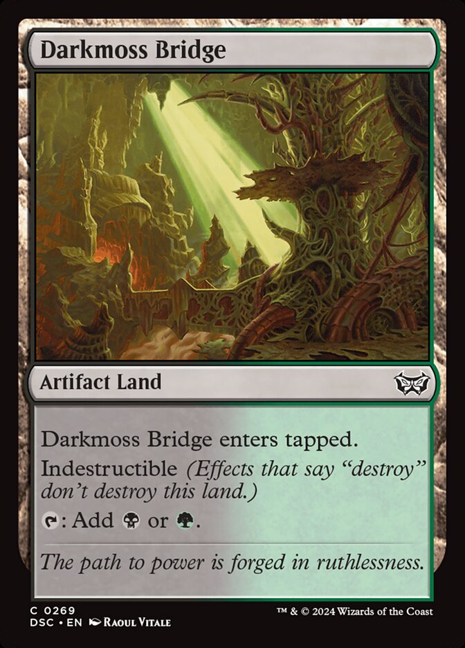 Ponte de Musgosombrio / Darkmoss Bridge - Magic: The Gathering - MoxLand
