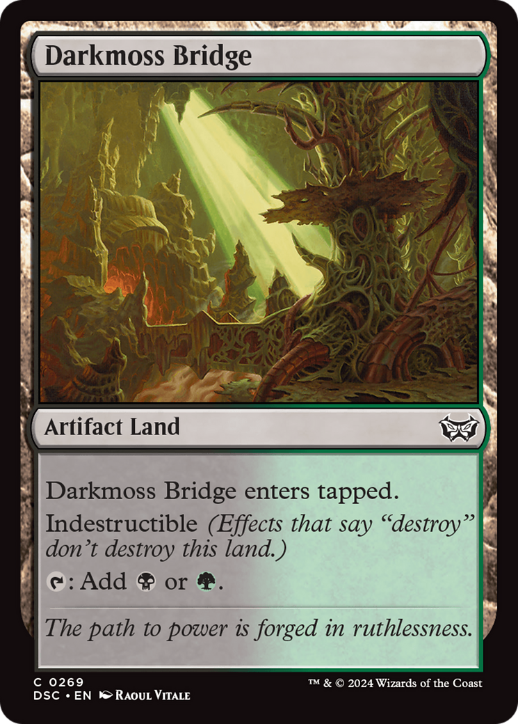 Ponte de Musgosombrio / Darkmoss Bridge - Magic: The Gathering - MoxLand