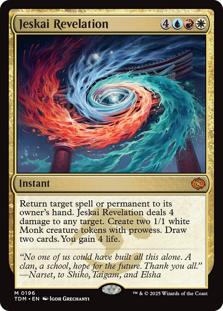Revelação Jeskai / Jeskai Revelation - Magic: The Gathering - MoxLand