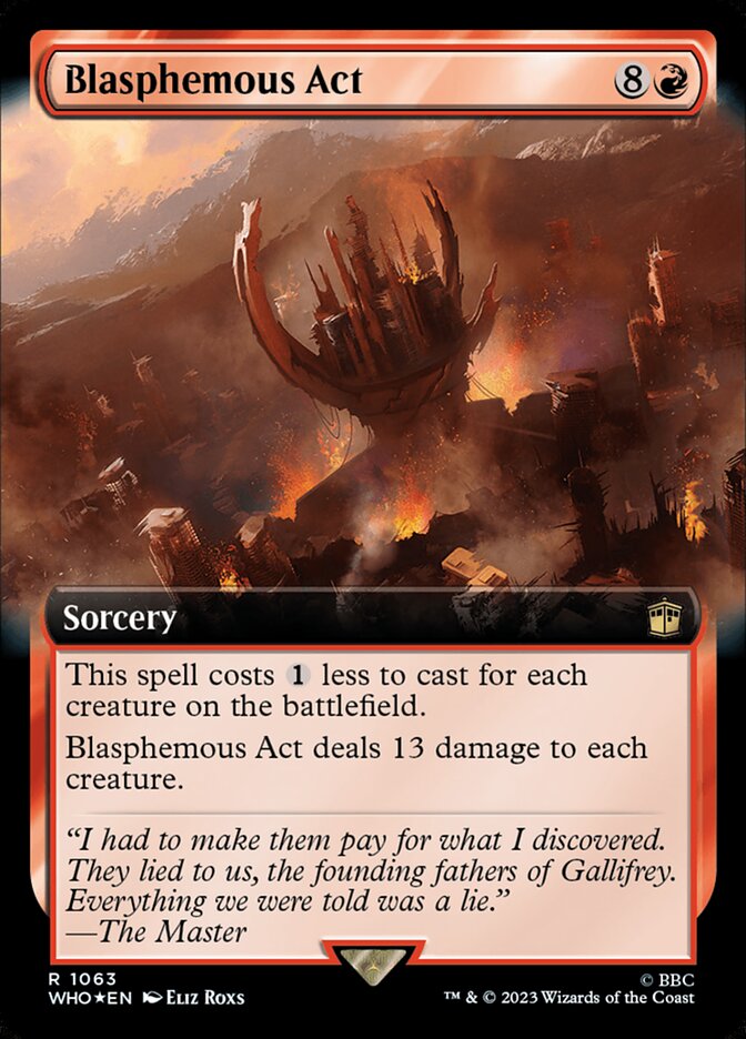 Ato Blasfemo / Blasphemous Act - Magic: The Gathering - MoxLand