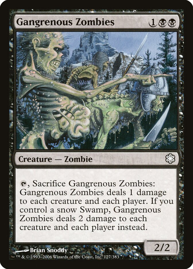 Zumbis Gangrenosos / Gangrenous Zombies - Magic: The Gathering - MoxLand