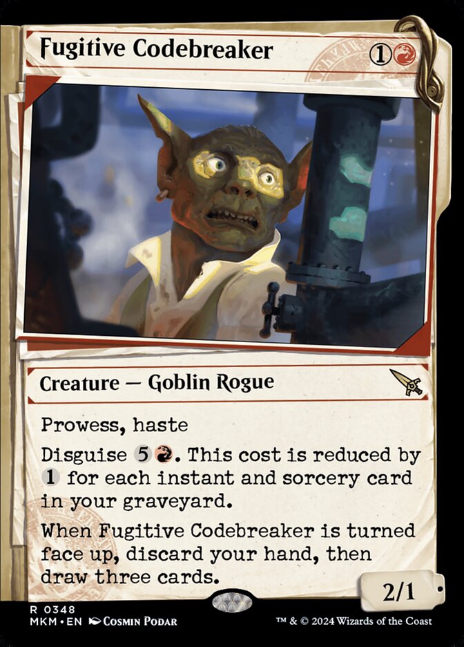 Decodificador Fugitivo / Fugitive Codebreaker - Magic: The Gathering - MoxLand