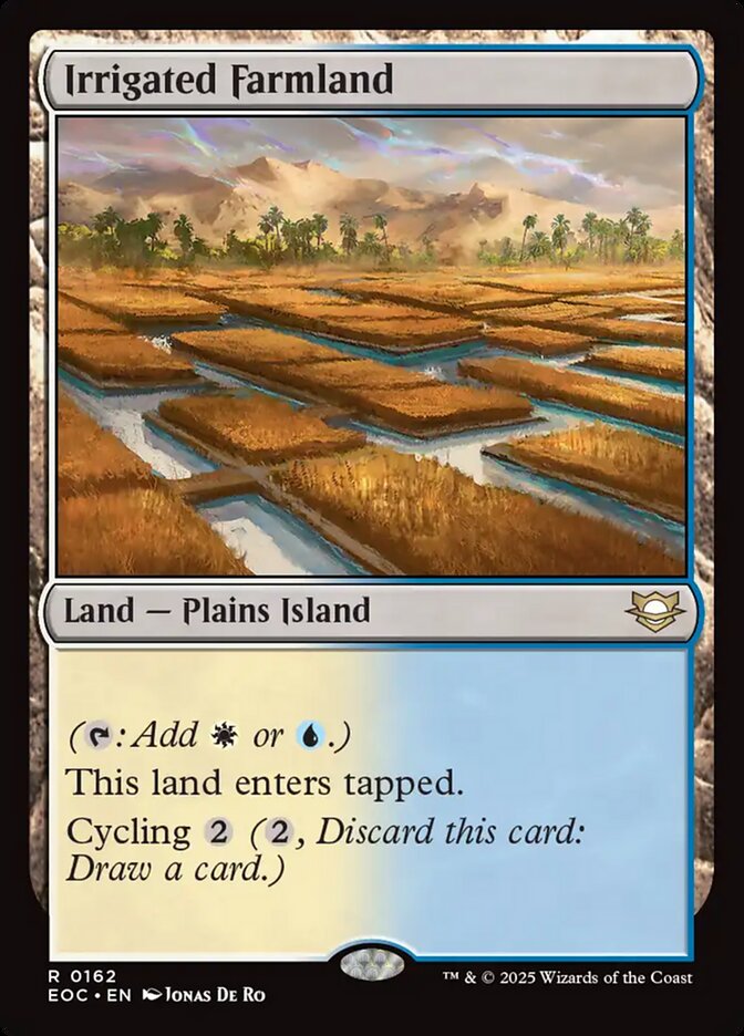 Fazendas Irrigadas / Irrigated Farmland - Magic: The Gathering - MoxLand
