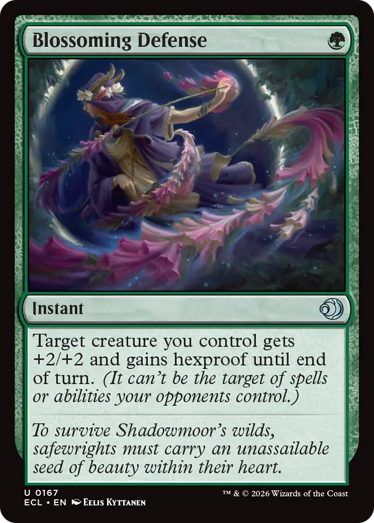 Defesa Florescente / Blossoming Defense - Magic: The Gathering - MoxLand