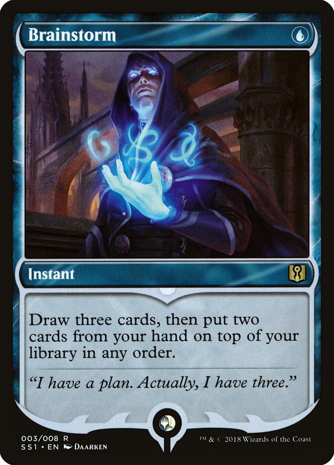 Tempestade Cerebral / Brainstorm - Magic: The Gathering - MoxLand