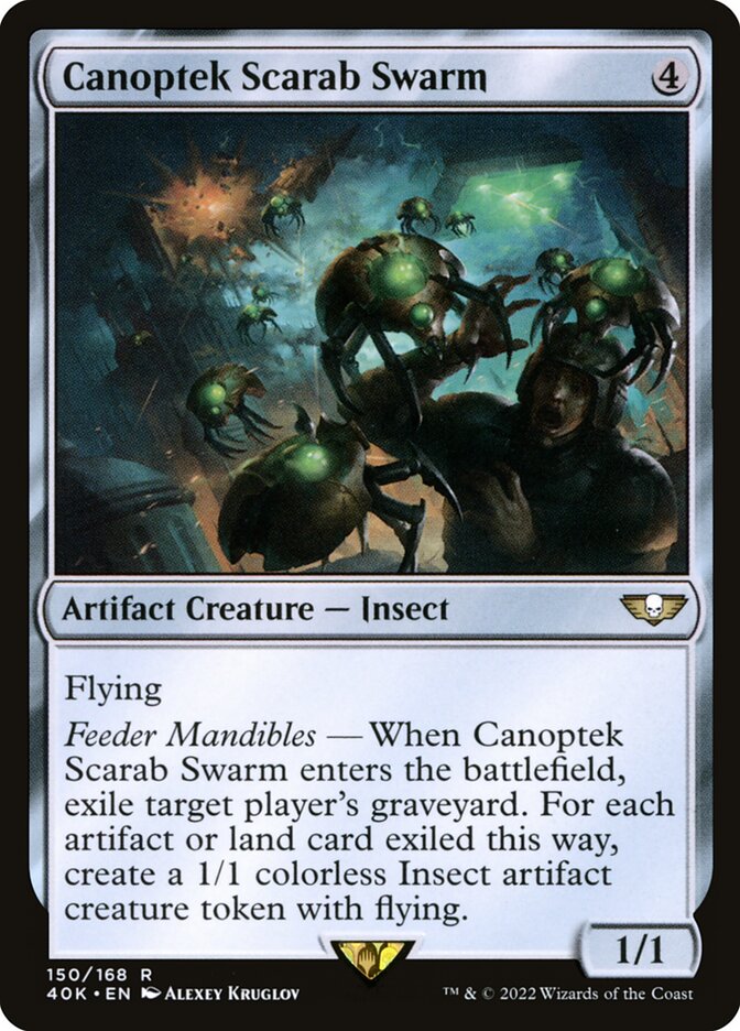 Enxame de Escaravelhos Canoptecas / Canoptek Scarab Swarm - Magic: The Gathering - MoxLand