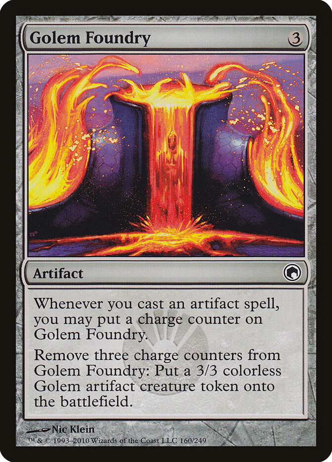 Fundição de Golem / Golem Foundry - Magic: The Gathering - MoxLand