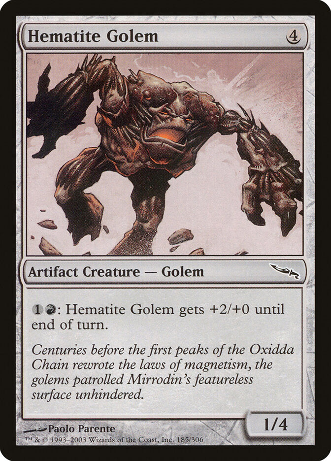Golem de Hematita / Hematite Golem - Magic: The Gathering - MoxLand